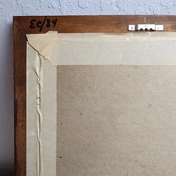 Vintage Hummel Needlepoint "Hummel-The Apple Tree", Boy Sitting in an Apple Tree - Picture 6 of 7